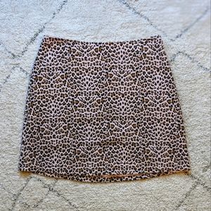 [SOLD]  -- Lush brand, pink leopard print mini skirt